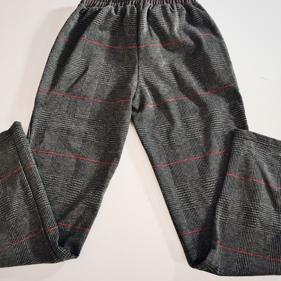 Love Tree High-Waist Plaid Tied Waist Casual Pants - Picture 3 of 4